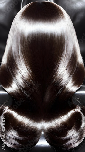 Shiny, Healthy Brown Hair F...