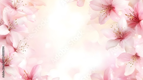 pink flowers background