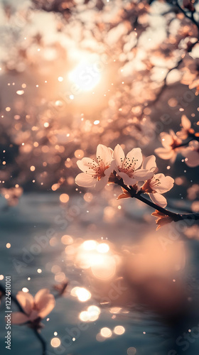 Blooming Cherry Blossoms Re...