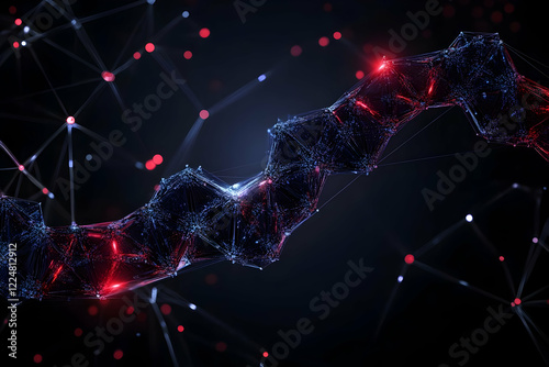 Abstract 3D Render of Inter...