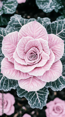 Pink Ornamental Cabbage Blo...