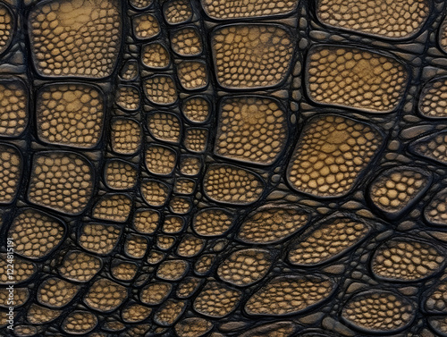 Close-up of textured reptil...