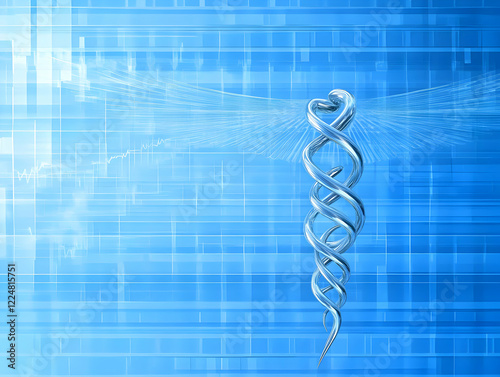 Silver Caduceus Medical Sym...