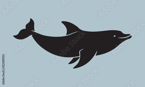 fish silhouette vector illustration fish, illustration, vector, in silhouette, underwater, undersea, seafood, animal, sea, cut out, horizontal, icon set, outline, usa, cartoon, fishing, crab, nature, 