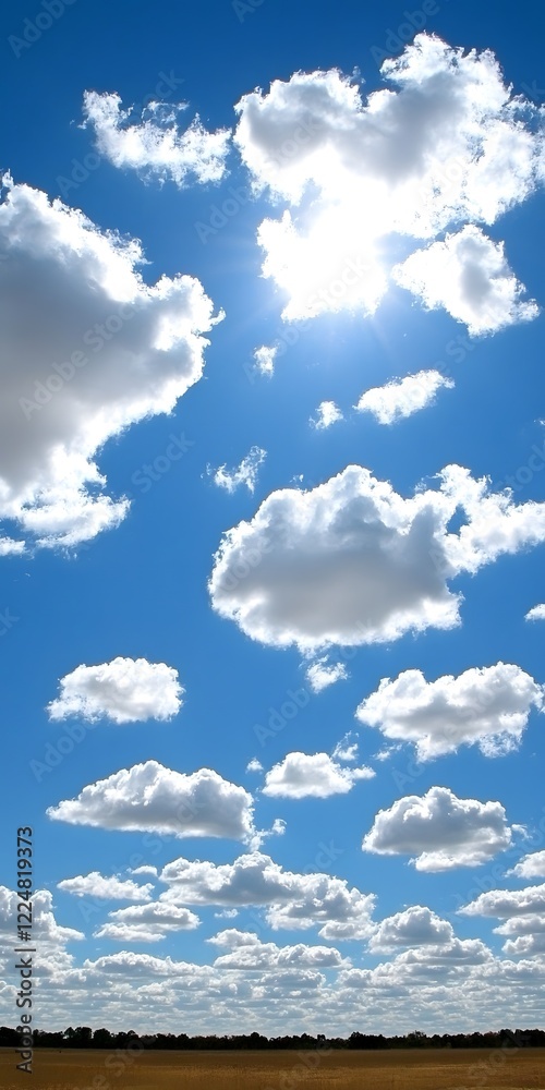 Fototapeta premium blue sky and clouds