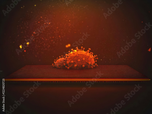 3D Rendered Virus Model Res...