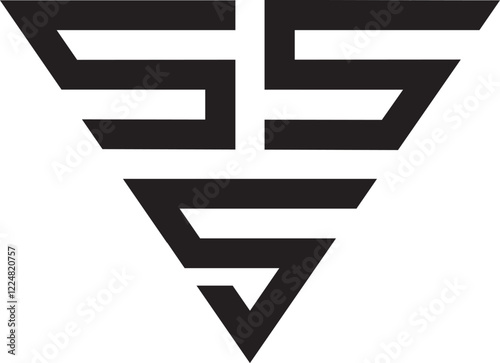 SSS Triangle logo design.eps