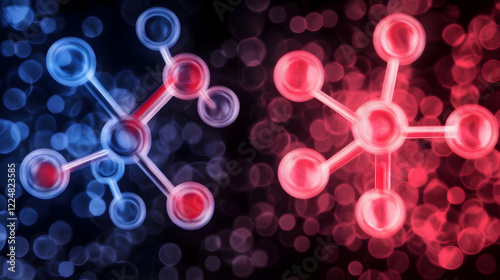 Abstract Molecules Backgrou...