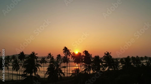 sunset at the beach