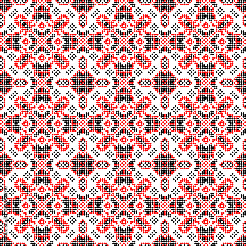 Seamless pattern of Ukrainian ornament in ethnic style, identity, vyshyvanka, embroidery for print clothes, websites, banners, poster. Vector illustration background Seamless pattern of Ukrainian ornament in ethnic style, identity, vyshyvanka, embroidery for print clothes, websites, banners, poster. Vector illustration background