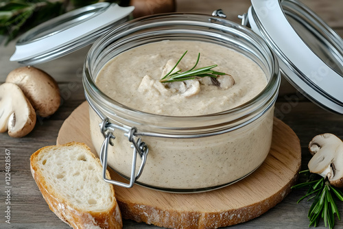 Creamy Mushroom Pate sits i...