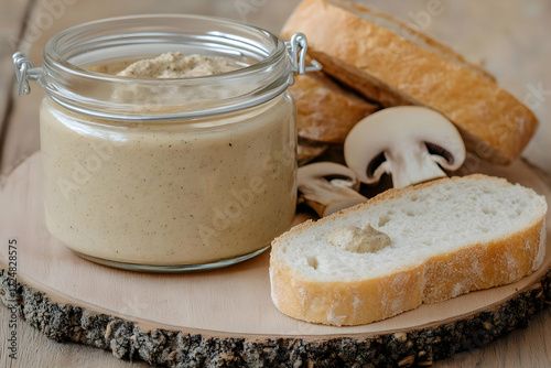 Mushroom Pate Served with S...
