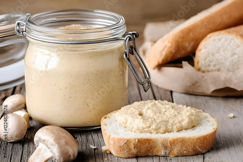 Creamy Mushroom P?t? Sits i...