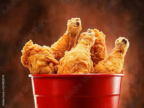 Crispy Fried Chicken Legs O...