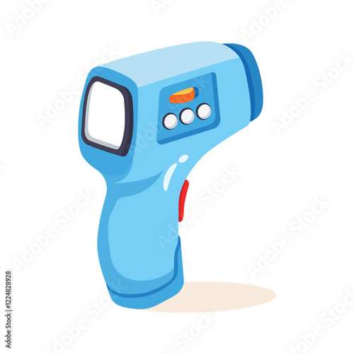 A digital thermometer for contactless temperature measurement