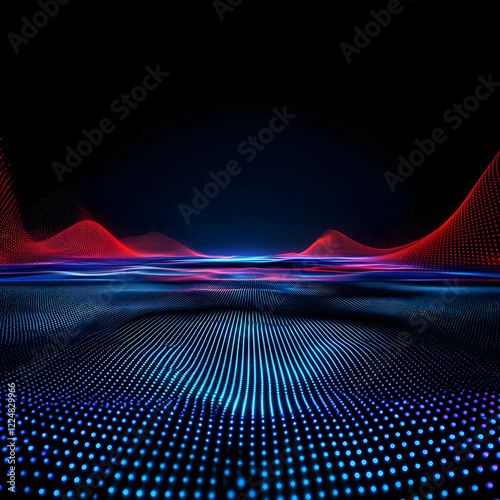 Abstract 3D landscape forms...