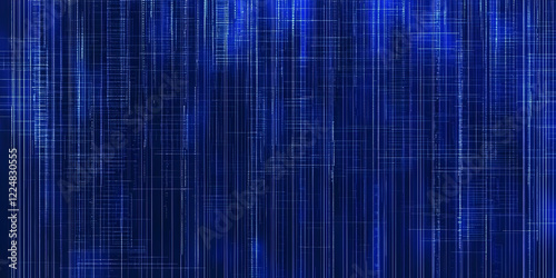 Abstract Blue Vertical Line...