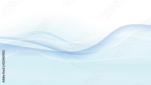 Abstract blue lines background loop