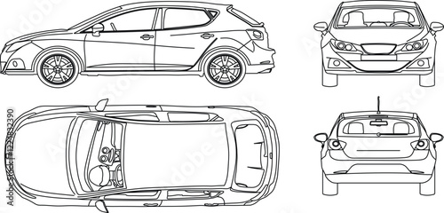 fast, machine, sport, sedan, car design, car illustration, graphic design, car vector, no people, luxury, engine, pictogram, graphic, transport, car, icon, illustration, vector, automotive, transporta