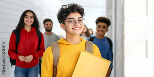Group of Diverse Students S...