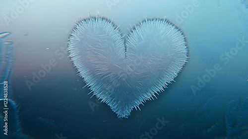Ice Crystals Form a Heart S...