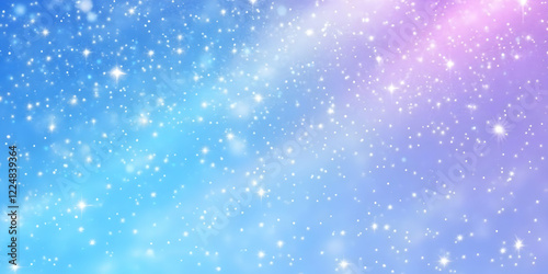 Sparkling Blue and Pink Abs...
