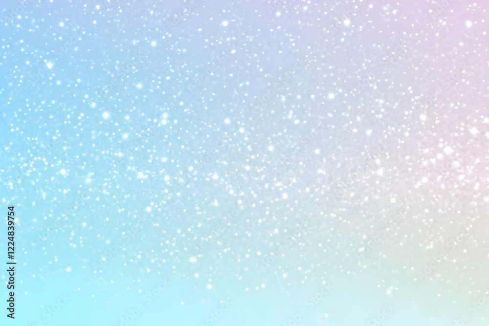 Fototapeta premium Sparkling Pastel Background with Delicate Shimmering Particles Creates a Dreamy Atmosphere