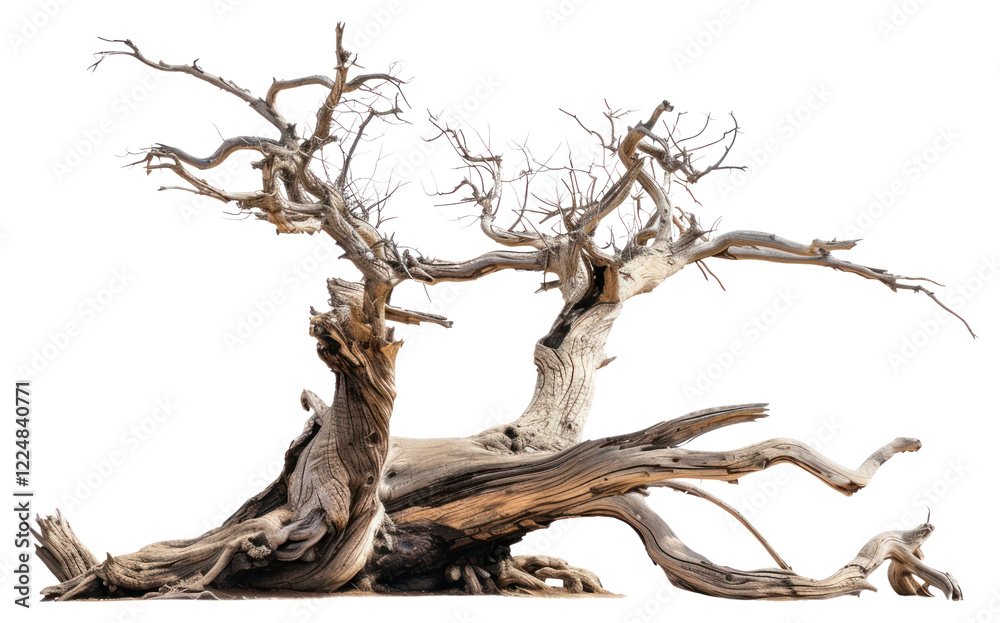 Fototapeta premium PNG Dead tree driftwood plant