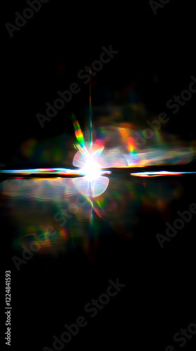 Light Creates Rainbow Strea...