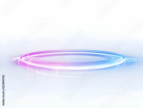 Abstract Circular Form Glow...