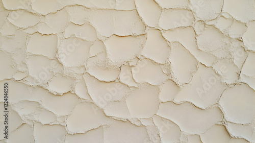 Close-up of textured, crack...