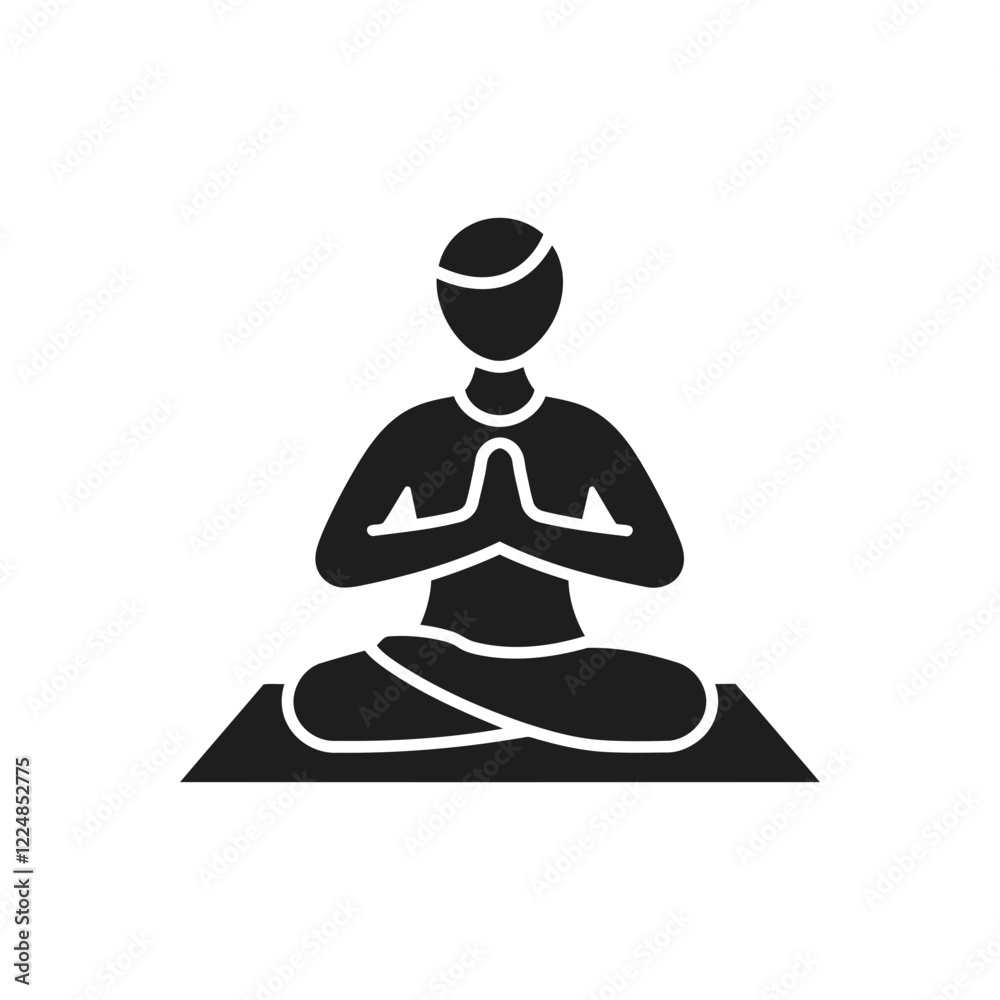 Nature Yoga Balance Peace Icon Nature Yoga Balance Peace Icon