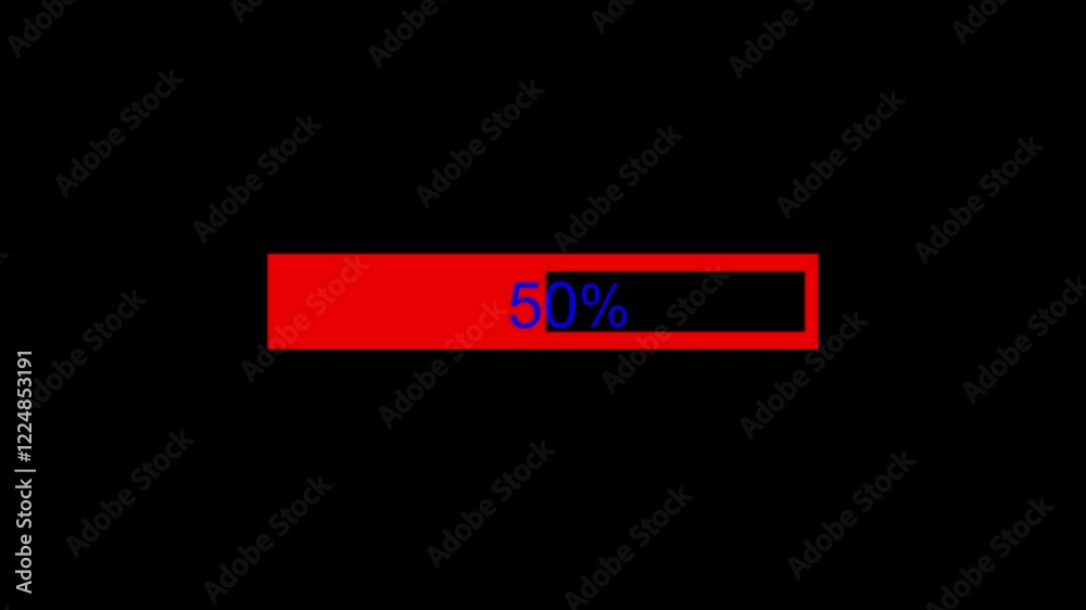 Futuristic UI Loading Animation with Vibrant Progress Indicator Futuristic UI Loading Animation with Vibrant Progress Indicator