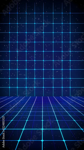 Abstract Background with Gl...