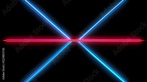 Vivid Neon Lights Create a ...