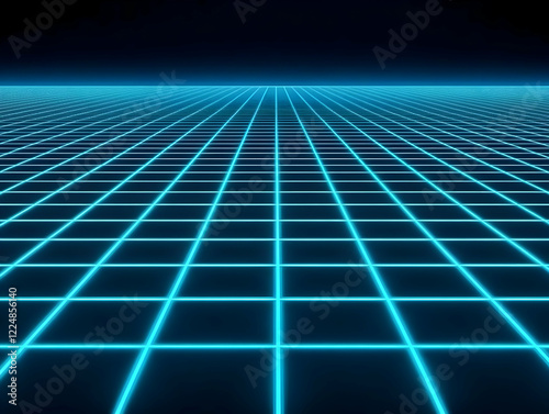 Glowing Grid Extends into t...