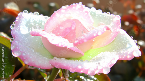 A Glistening Pink and White...
