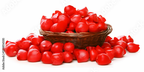 Red Rose Petals Overflow fr...