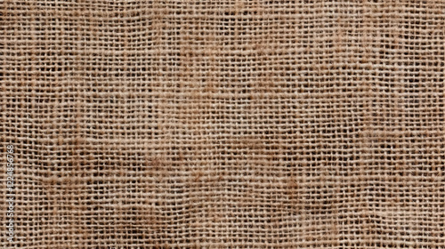 Close-up of Burlap Fabric T...