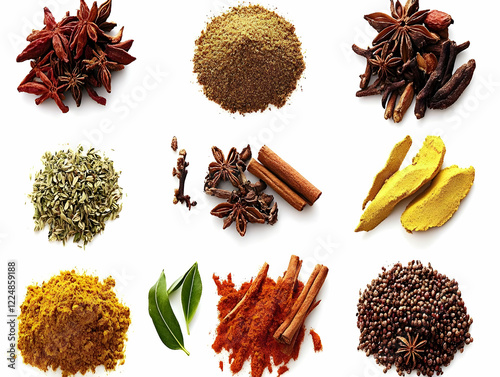 Variety of Aromatic Spices ...