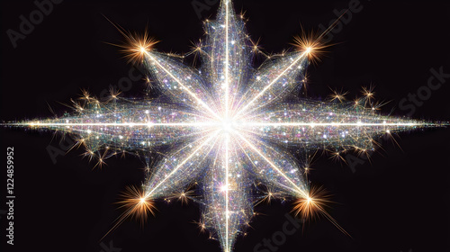 Abstract Starburst with Spa...