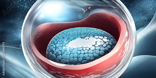 3D Illustration of a Cellul...