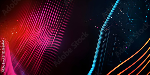 Abstract Background with Gl...