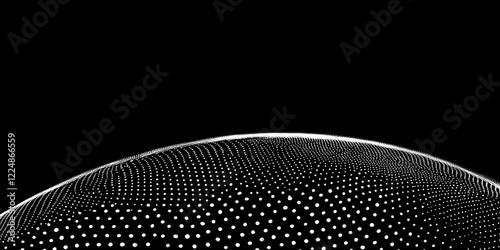 Abstract Dotted Sphere Crea...