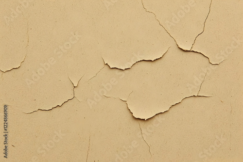 Cracked and Peeling Beige P...
