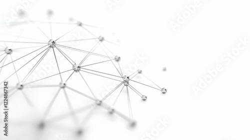 Abstract 3D Network Structu...