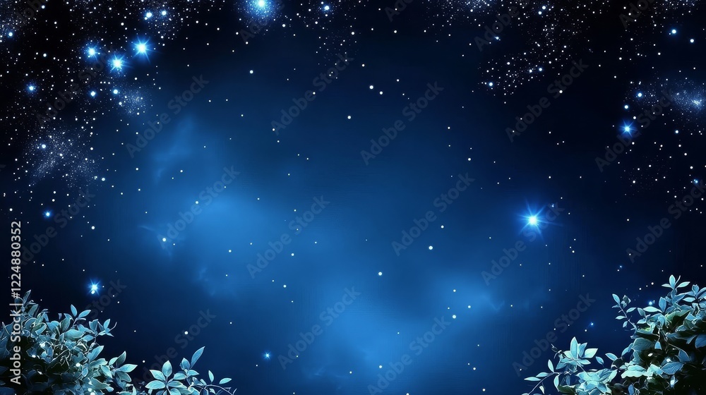 Obraz premium Ideal for presentations, navy blue backgrounds convey professionalism and sophistication.