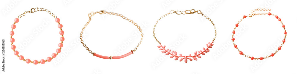 Collection of Handmade Elegant Jewelry Accessories Including Necklaces Bracelets and Rings in Minimalist and Modern Designs with Gold Silver Beads Pearls and Crystals Collection of Handmade Elegant Jewelry Accessories Including Necklaces Bracelets and Rings in Minimalist and Modern Designs with Gold Silver Beads Pearls and Crystals