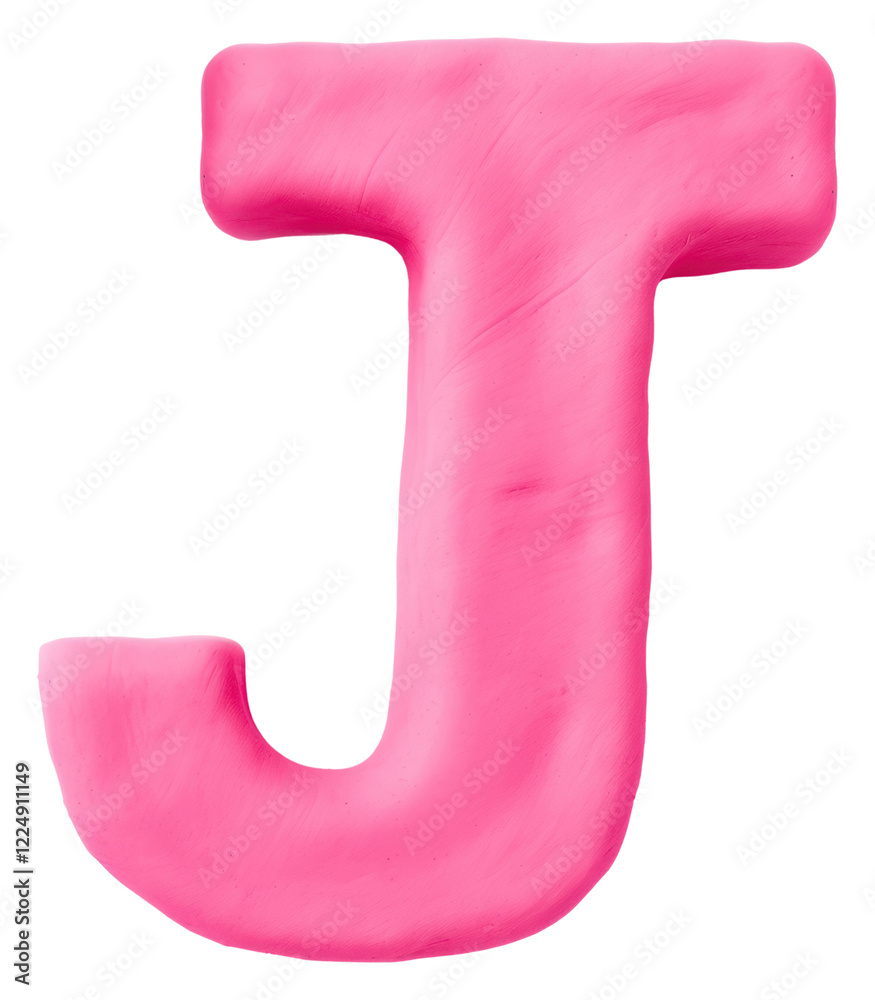 PNG Plasticine letter J number text pink. PNG Plasticine letter J number text pink.