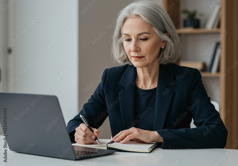 Laptop business woman working together in modern office Laptop business woman working together in modern office